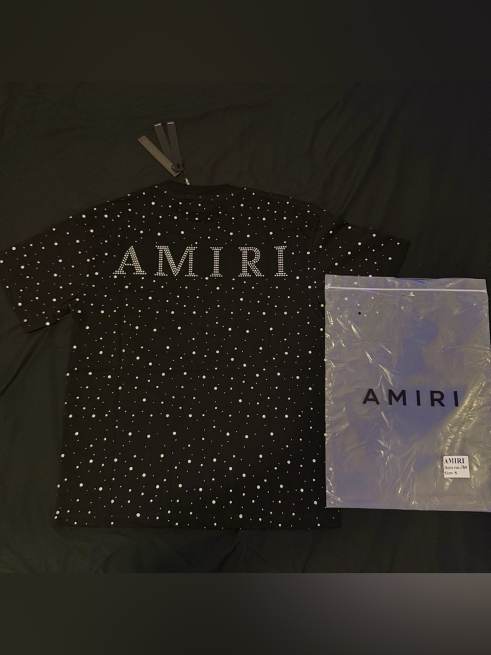 AMIRIT Shirt with silver polka dots 🔥
